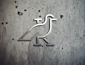 Projekt graficzny, nazwa firmy, tworzenie logo firm Logo ptaka - architekt wnętrz - Ferrari