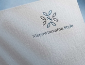 Projekt graficzny, nazwa firmy, tworzenie logo firm Niepowtarzalne.style - logo sklepu - myKoncepT