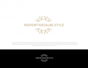 Projekt graficzny, nazwa firmy, tworzenie logo firm Niepowtarzalne.style - logo sklepu - matuta1
