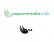 Projekt graficzny, nazwa firmy, tworzenie logo firm Niepowtarzalne.style - logo sklepu - Rysix