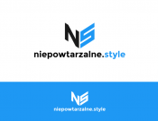 Projekt graficzny, nazwa firmy, tworzenie logo firm Niepowtarzalne.style - logo sklepu - GraphicDesigner