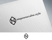 Projekt graficzny, nazwa firmy, tworzenie logo firm Niepowtarzalne.style - logo sklepu - maupa