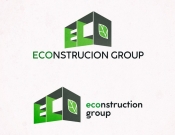 Projekt graficzny, nazwa firmy, tworzenie logo firm Logo firmy ECOnstruction Group - fiNeska