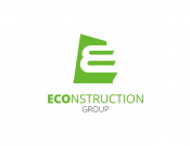 Projekt graficzny, nazwa firmy, tworzenie logo firm Logo firmy ECOnstruction Group - kruszynka