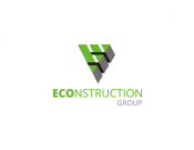 Projekt graficzny, nazwa firmy, tworzenie logo firm Logo firmy ECOnstruction Group - kruszynka