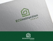 Projekt graficzny, nazwa firmy, tworzenie logo firm Logo firmy ECOnstruction Group - stone