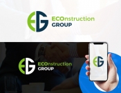 Projekt graficzny, nazwa firmy, tworzenie logo firm Logo firmy ECOnstruction Group - myKoncepT