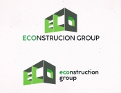 Projekt graficzny, nazwa firmy, tworzenie logo firm Logo firmy ECOnstruction Group - fiNeska