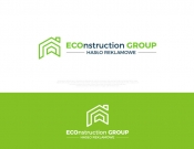 Projekt graficzny, nazwa firmy, tworzenie logo firm Logo firmy ECOnstruction Group - myKoncepT