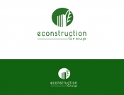Projekt graficzny, nazwa firmy, tworzenie logo firm Logo firmy ECOnstruction Group - czarna303