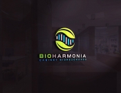 Projekt graficzny, nazwa firmy, tworzenie logo firm BioHarmonia gabinet rezonansu - Blanker