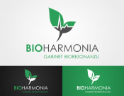Projekt graficzny, nazwa firmy, tworzenie logo firm BioHarmonia gabinet rezonansu - BadiGrafier