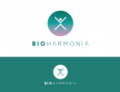 Projekt graficzny, nazwa firmy, tworzenie logo firm BioHarmonia gabinet rezonansu - Hermena
