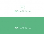Projekt graficzny, nazwa firmy, tworzenie logo firm BioHarmonia gabinet rezonansu - JEDNOSTKA  KREATYWNA