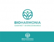 Projekt graficzny, nazwa firmy, tworzenie logo firm BioHarmonia gabinet rezonansu - stone