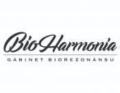 Projekt graficzny, nazwa firmy, tworzenie logo firm BioHarmonia gabinet rezonansu - Stoffe