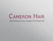 Projekt graficzny, nazwa firmy, tworzenie logo firm Redesign logo marki Cameron Hair - nymeria