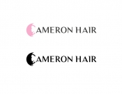 Projekt graficzny, nazwa firmy, tworzenie logo firm Redesign logo marki Cameron Hair - radofreshdesign