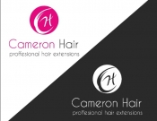 Projekt graficzny, nazwa firmy, tworzenie logo firm Redesign logo marki Cameron Hair - Zalogowana