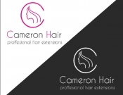 Projekt graficzny, nazwa firmy, tworzenie logo firm Redesign logo marki Cameron Hair - Zalogowana