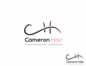 Projekt graficzny, nazwa firmy, tworzenie logo firm Redesign logo marki Cameron Hair - Clarise