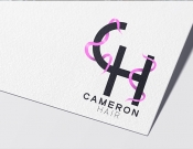 Projekt graficzny, nazwa firmy, tworzenie logo firm Redesign logo marki Cameron Hair - KaZuMa