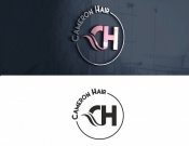 Projekt graficzny, nazwa firmy, tworzenie logo firm Redesign logo marki Cameron Hair - AGA.HA