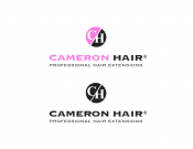 Projekt graficzny, nazwa firmy, tworzenie logo firm Redesign logo marki Cameron Hair - patkaaa