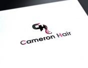 Projekt graficzny, nazwa firmy, tworzenie logo firm Redesign logo marki Cameron Hair - noon