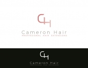 Projekt graficzny, nazwa firmy, tworzenie logo firm Redesign logo marki Cameron Hair - MMgraf