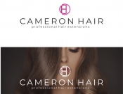 Projekt graficzny, nazwa firmy, tworzenie logo firm Redesign logo marki Cameron Hair - ravel
