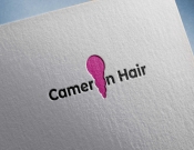 Projekt graficzny, nazwa firmy, tworzenie logo firm Redesign logo marki Cameron Hair - g_joana