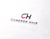 Projekt graficzny, nazwa firmy, tworzenie logo firm Redesign logo marki Cameron Hair - Blanker