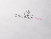 Projekt graficzny, nazwa firmy, tworzenie logo firm Redesign logo marki Cameron Hair - bakalland