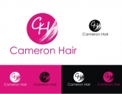 Projekt graficzny, nazwa firmy, tworzenie logo firm Redesign logo marki Cameron Hair - evadesign