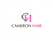 Projekt graficzny, nazwa firmy, tworzenie logo firm Redesign logo marki Cameron Hair - kruszynka