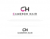Projekt graficzny, nazwa firmy, tworzenie logo firm Redesign logo marki Cameron Hair - Blanker
