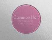 Projekt graficzny, nazwa firmy, tworzenie logo firm Redesign logo marki Cameron Hair - nymeria