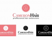 Projekt graficzny, nazwa firmy, tworzenie logo firm Redesign logo marki Cameron Hair - AK Graphic
