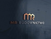 Projekt graficzny, nazwa firmy, tworzenie logo firm Logo dla M R Budownictwo.  - stone