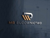 Projekt graficzny, nazwa firmy, tworzenie logo firm Logo dla M R Budownictwo.  - stone