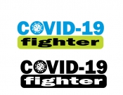 Projekt graficzny, nazwa firmy, tworzenie logo firm covid-19 fighter - alienmar