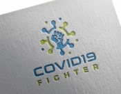 projektowanie logo oraz grafiki online covid-19 fighter