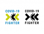 Projekt graficzny, nazwa firmy, tworzenie logo firm covid-19 fighter - jeremi