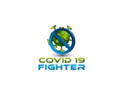 Projekt graficzny, nazwa firmy, tworzenie logo firm covid-19 fighter - calmant