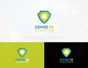 Projekt graficzny, nazwa firmy, tworzenie logo firm covid-19 fighter - myKoncepT