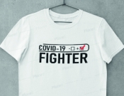 Projekt graficzny, nazwa firmy, tworzenie logo firm covid-19 fighter - magicfinger