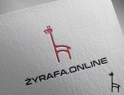 Projekt graficzny, nazwa firmy, tworzenie logo firm Logo produktu - żyrafa - calmant