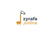 Projekt graficzny, nazwa firmy, tworzenie logo firm Logo produktu - żyrafa - stone