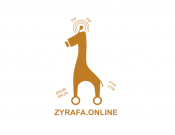 Projekt graficzny, nazwa firmy, tworzenie logo firm Logo produktu - żyrafa - docent